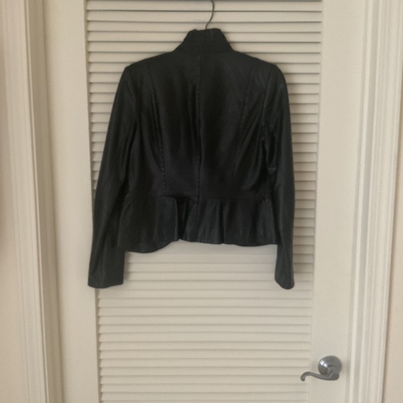 WHBM Leather Jacket Black XS - Picture 4 of 4